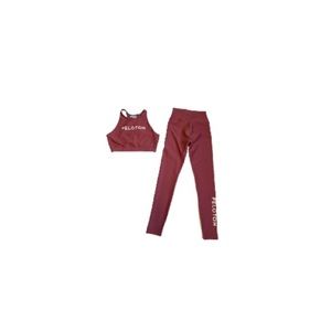 🆕 Peloton Pink Legging and Crop Top Set - Women’s Size Medium